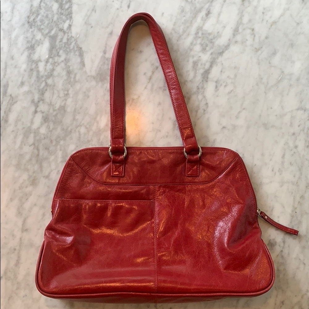 Latico bag, excellent condition.  Red color.